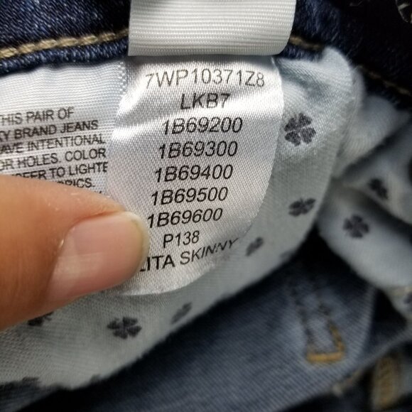 Lucky Brand Jeans Womens 29 Blue Lolita Skinny Stretch Denim - Picture 16 of 16